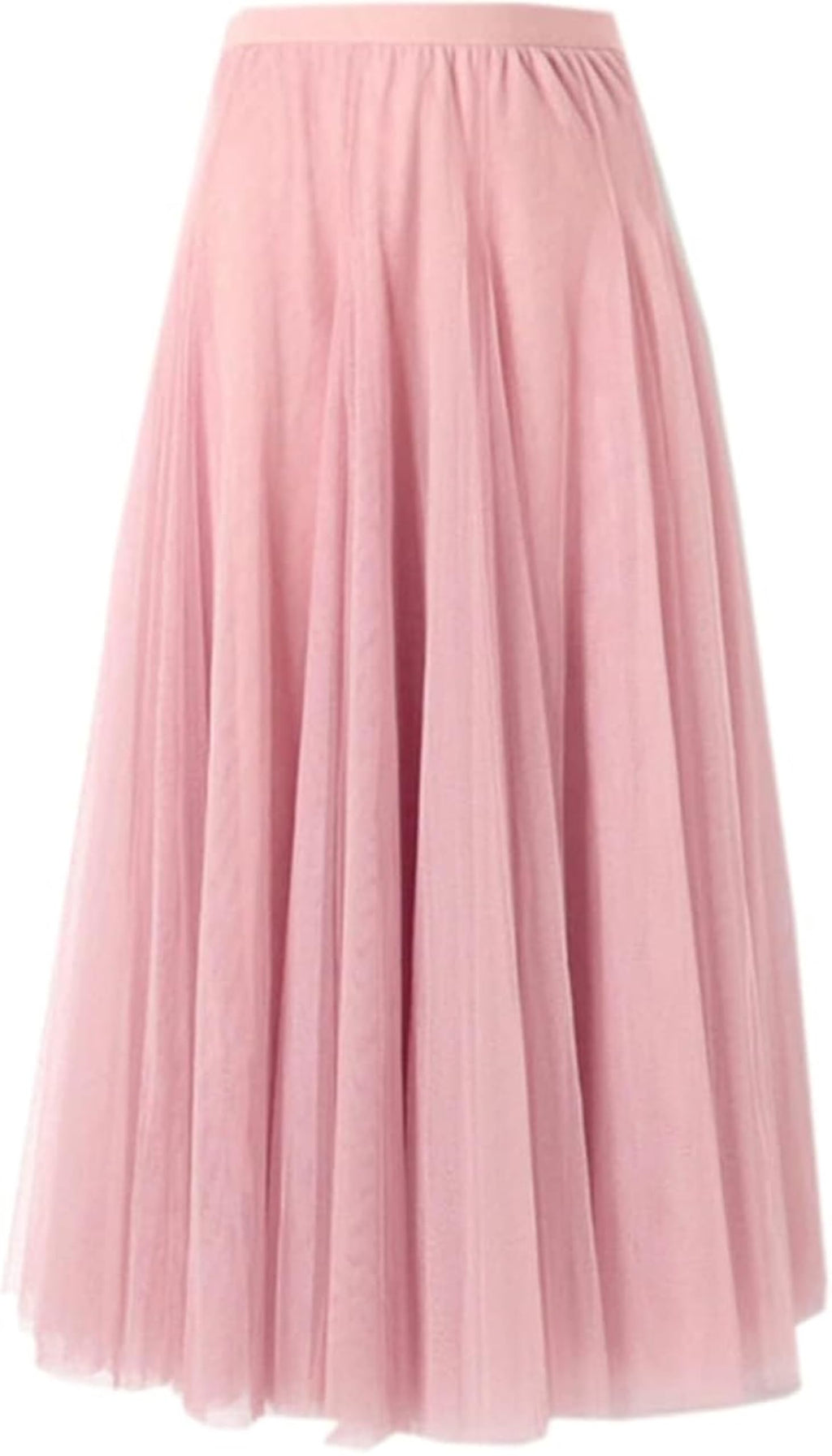 SANGTREE Women's Maxi Tulle Skirts A-Line Layered Long Mesh Flowy Skirt