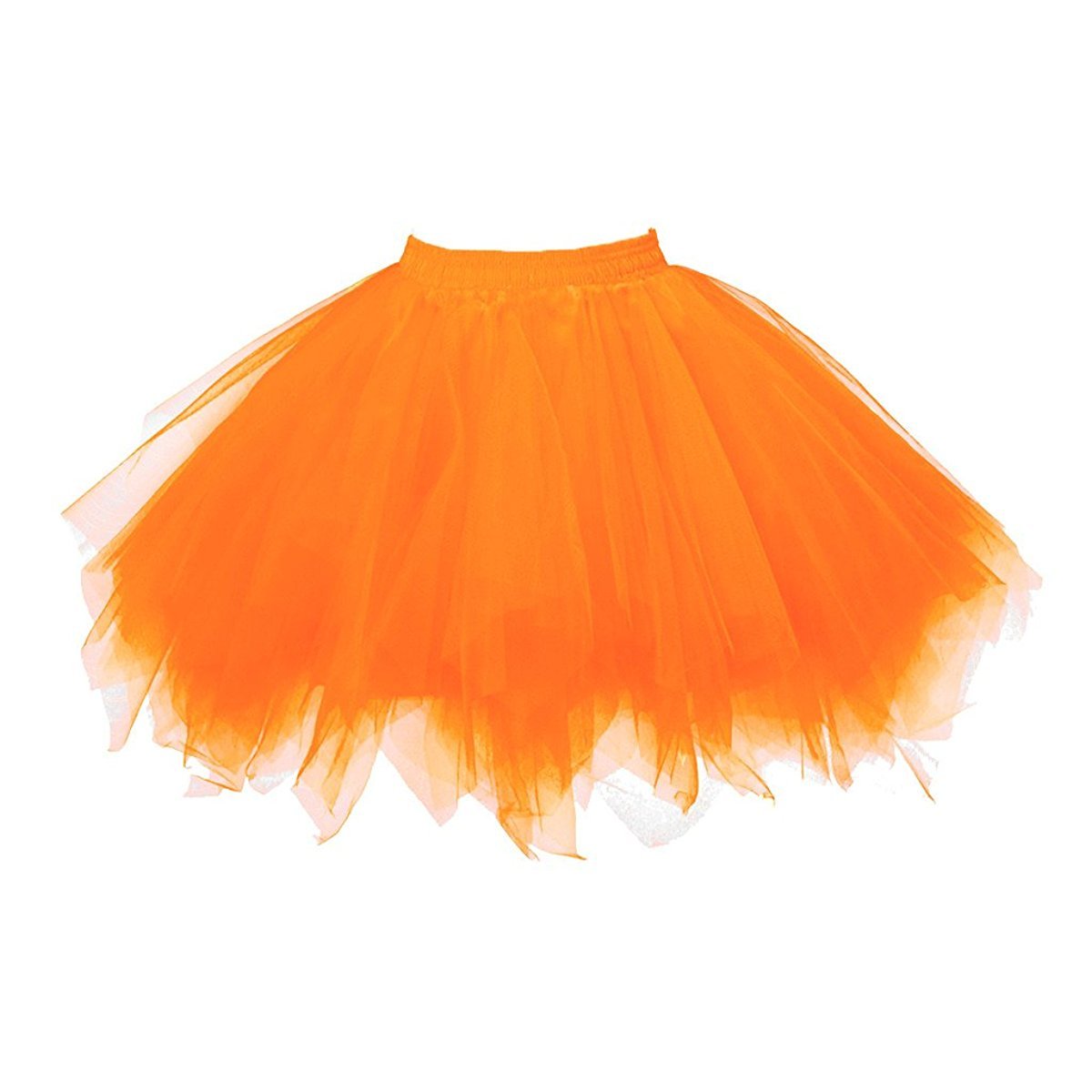 Honeystore Women's Short Vintage Ballet Bubble Puffy Tutu Petticoat Skirt