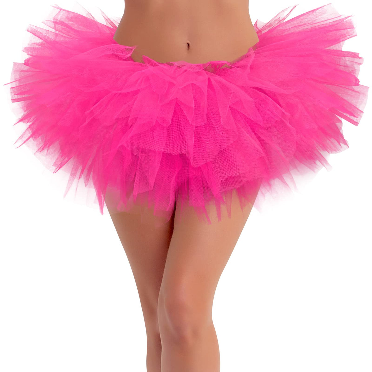 Sarfel Tutus for Women 5 Layered Adult Tutu Skirts for Women Fluffy Skirt