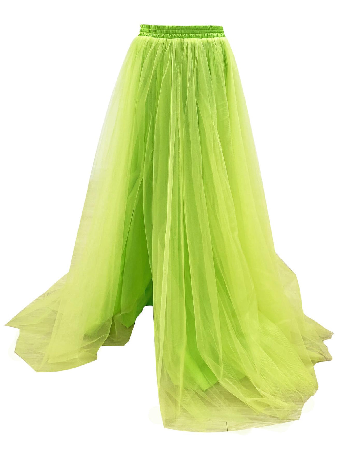 EllieHouse Adult Split Long Floor Prom Party Evening Tulle Skirt P61