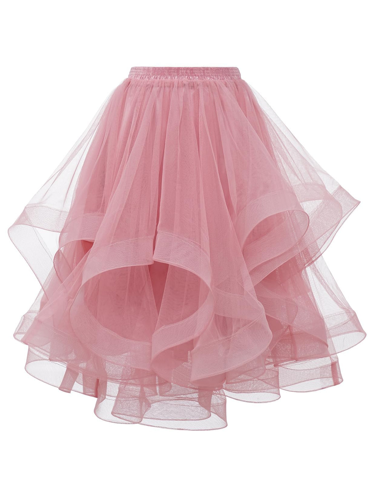 DRESSTELLS Tulle Skirts for Women, Long Puffy Layered Tutu Skirt