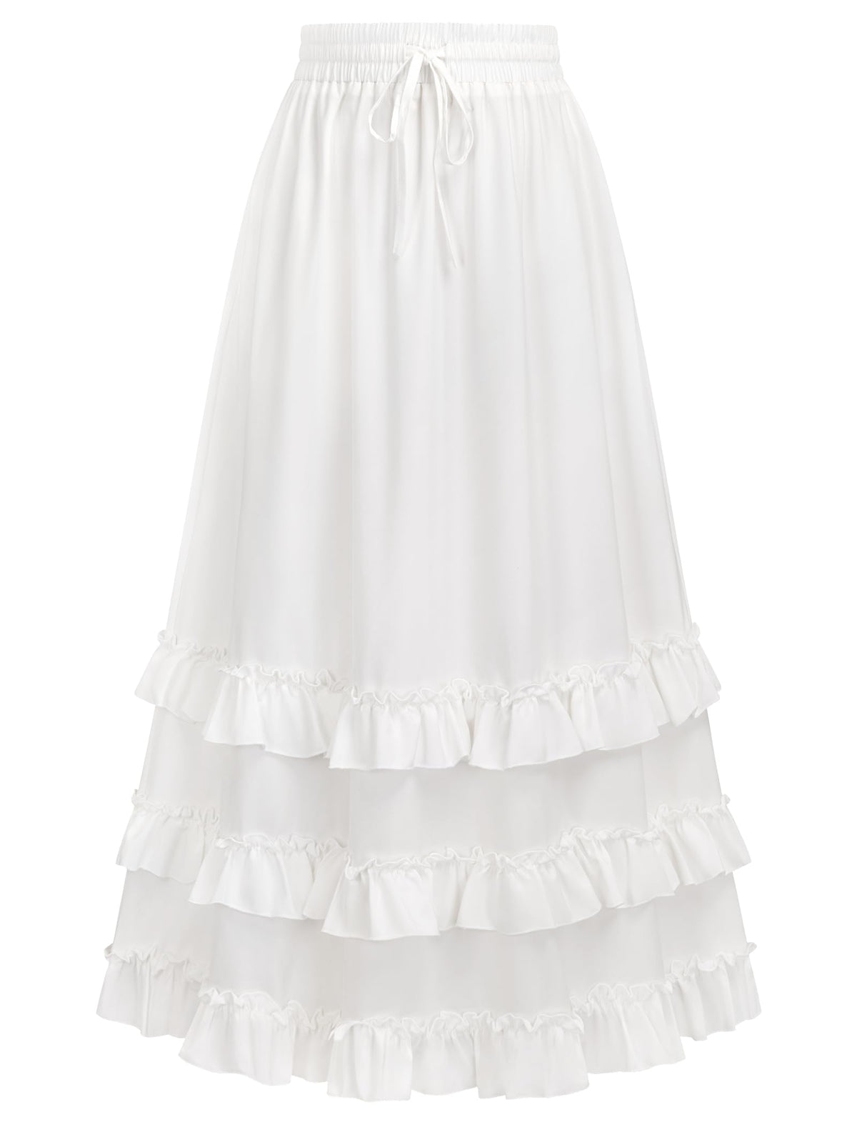 Arolina Women's Maxi Skirts Fall Flowy Ruffle Tiered Long Renaissance Skirt