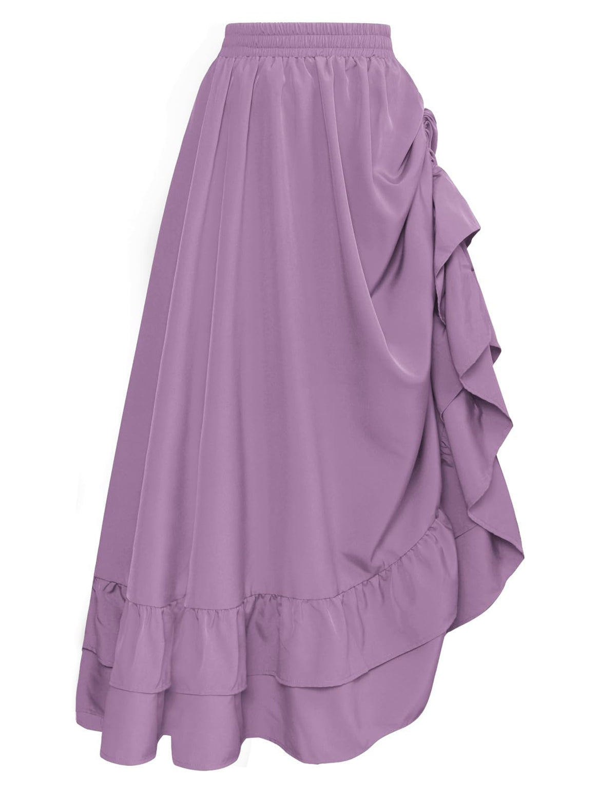 Scarlet Darkness Maxi Skirts for Women Renaissance Pirate Long Skirt