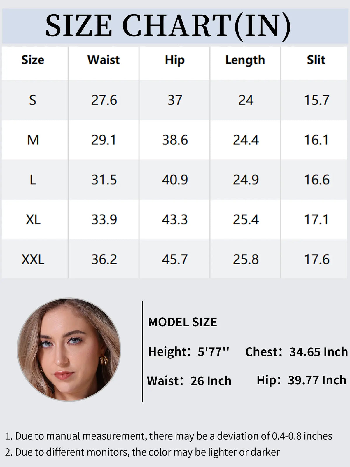 INSPIRE CHIC Women's Denim Skirt Raw Hem High Waisted Pockets Stretch Knee Length Jean Skirts