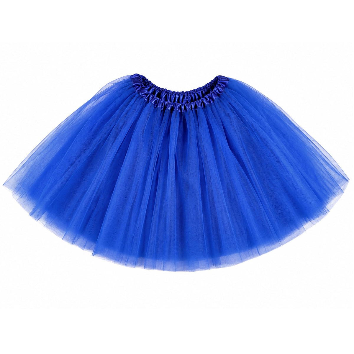 Tutu Skirts for Women Adults 5 Layers Fluffy Elastic Tulle Skirt Halloween 80s Running Party Dance Costume