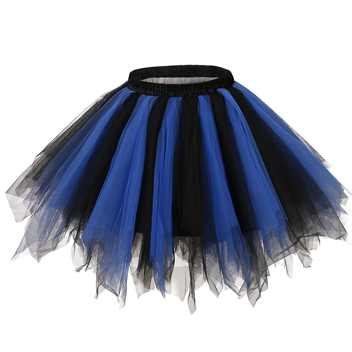 Honeystore Women's Short Vintage Ballet Bubble Puffy Tutu Petticoat Skirt