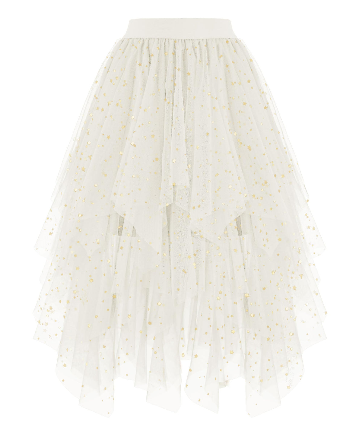 Ellames High Low Layered Puffy Fairy Tulle Skirts