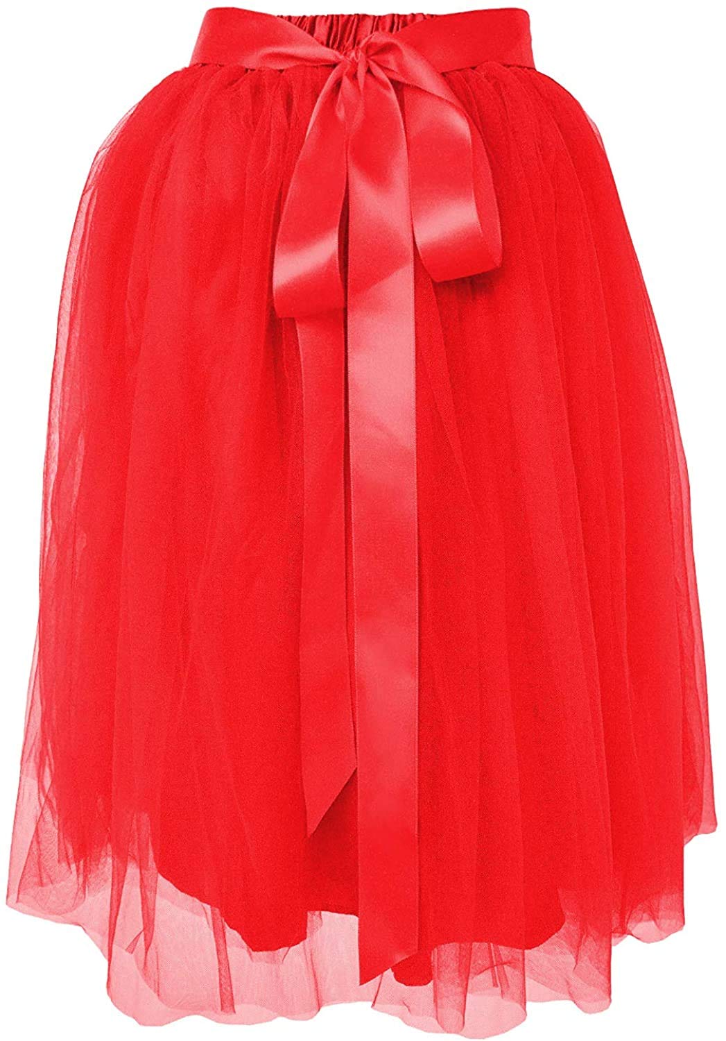 Dancina Women A-Line Tulle Skirt Tutu Knee Length