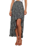 BTFBM Boho High Low Long Maxi Skirts for Women