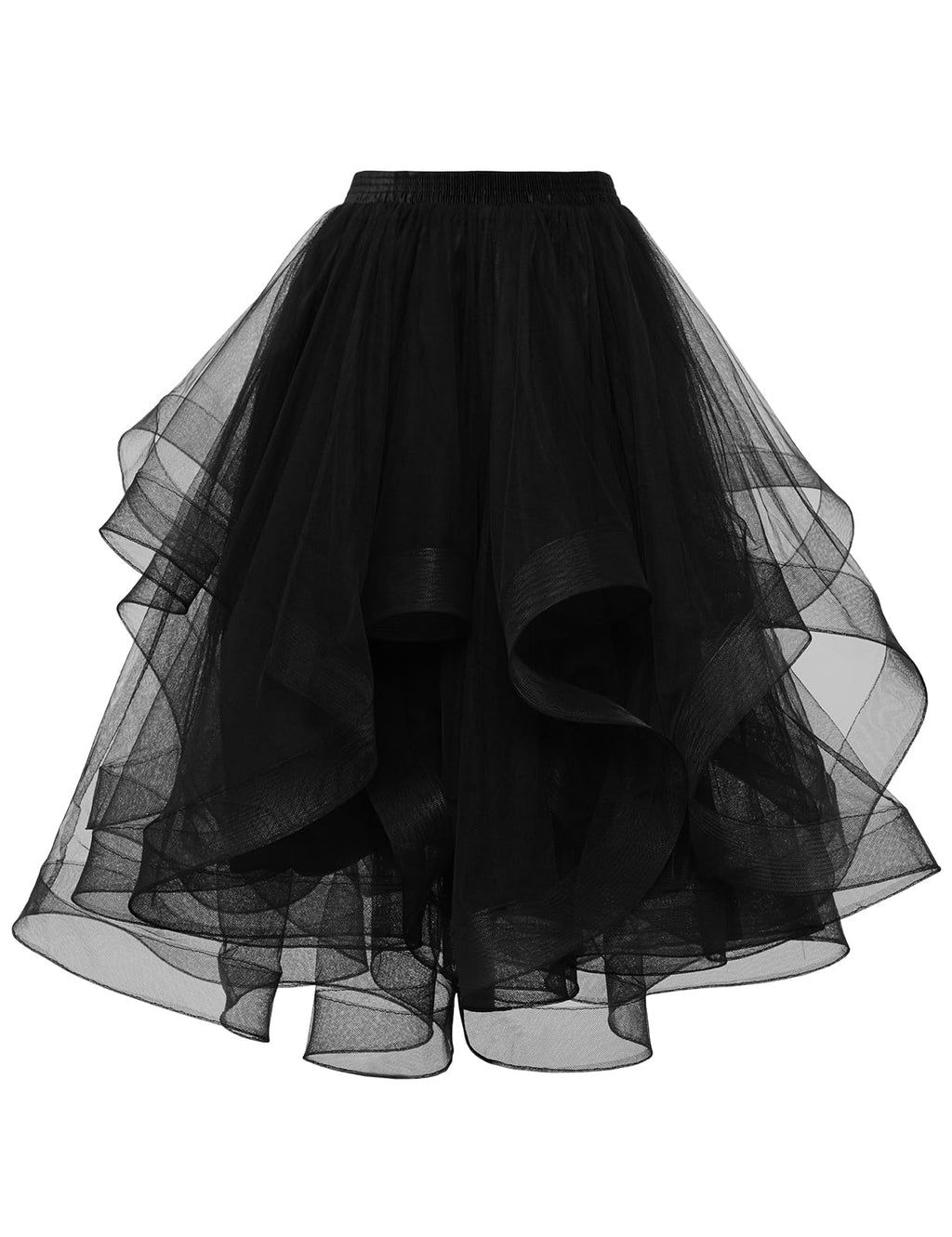 DRESSTELLS Tulle Skirts for Women, Long Puffy Layered Tutu Skirt