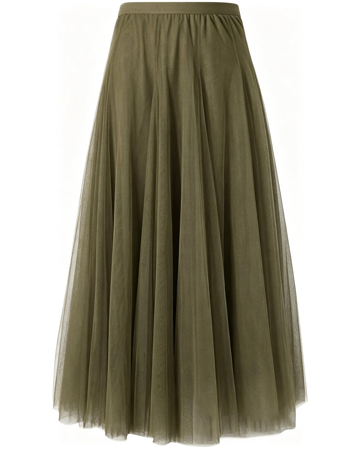 SANGTREE Women's Maxi Tulle Skirts A-Line Layered Long Mesh Flowy Skirt