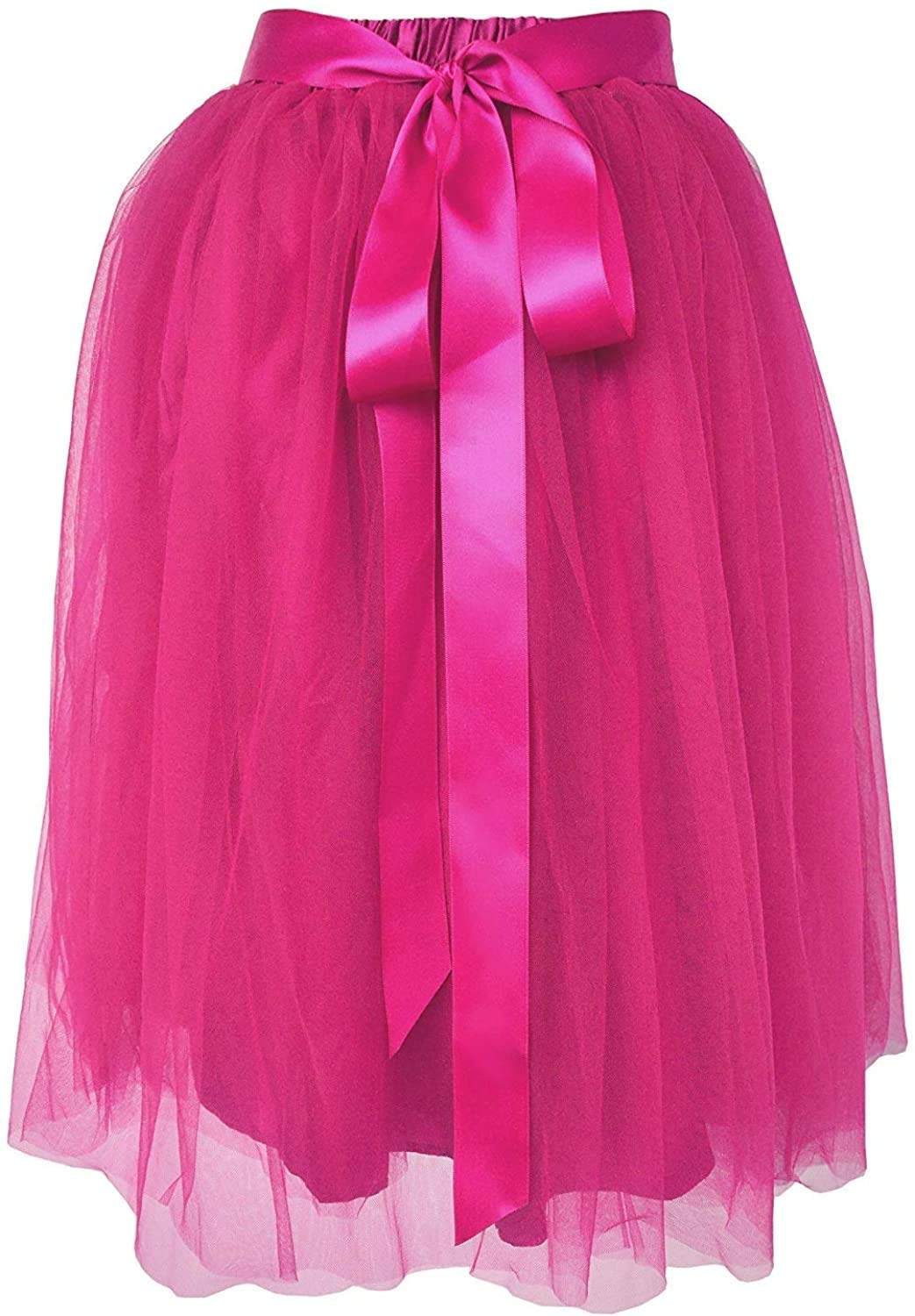 Dancina Women A-Line Tulle Skirt Tutu Knee Length