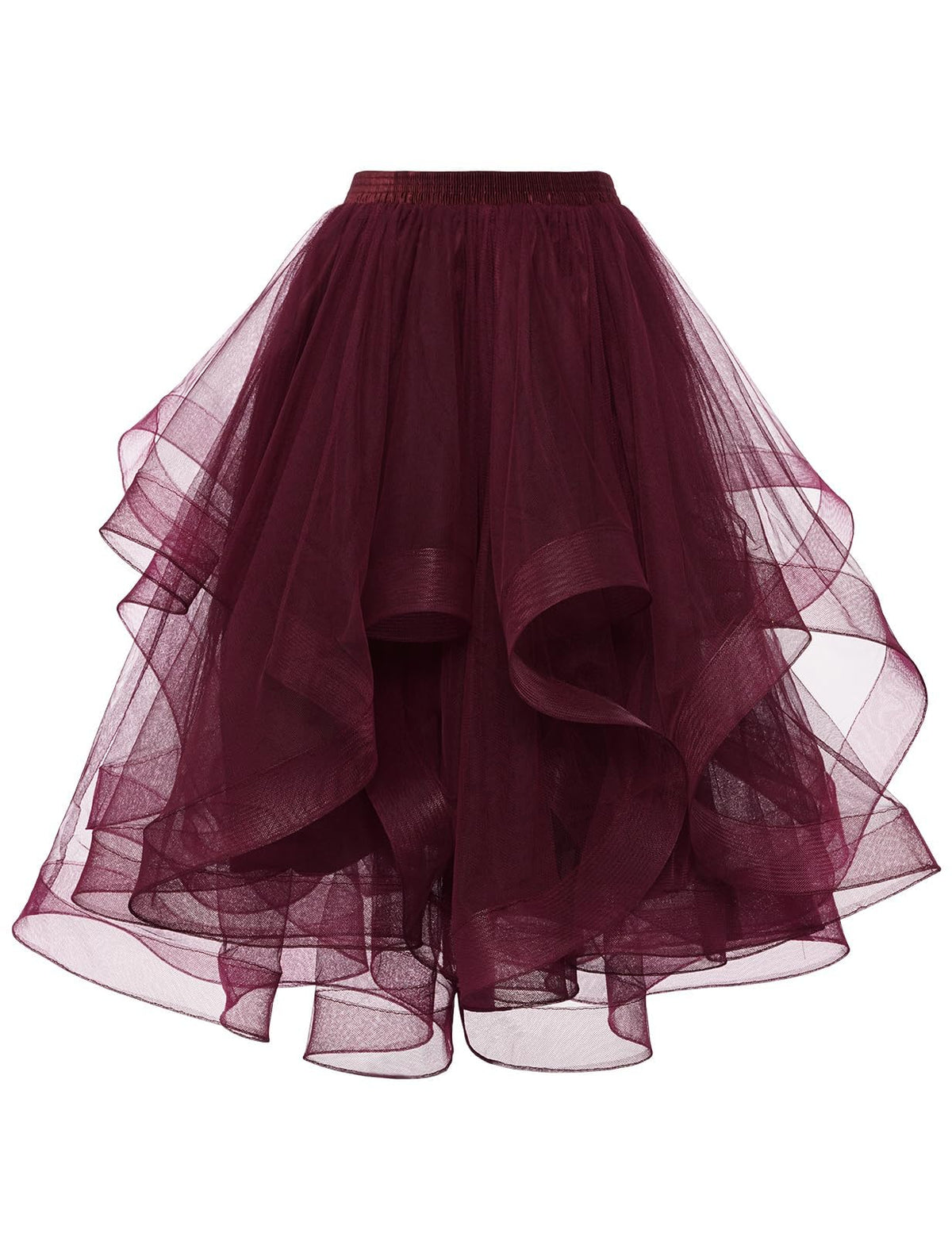DRESSTELLS Tulle Skirts for Women, Long Puffy Layered Tutu Skirt