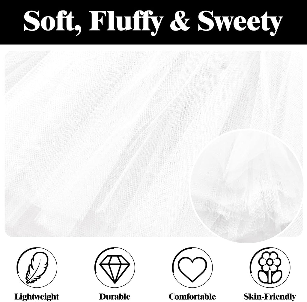 Sarfel Tutus for Women 5 Layered Adult Tutu Skirts for Women Fluffy Skirt