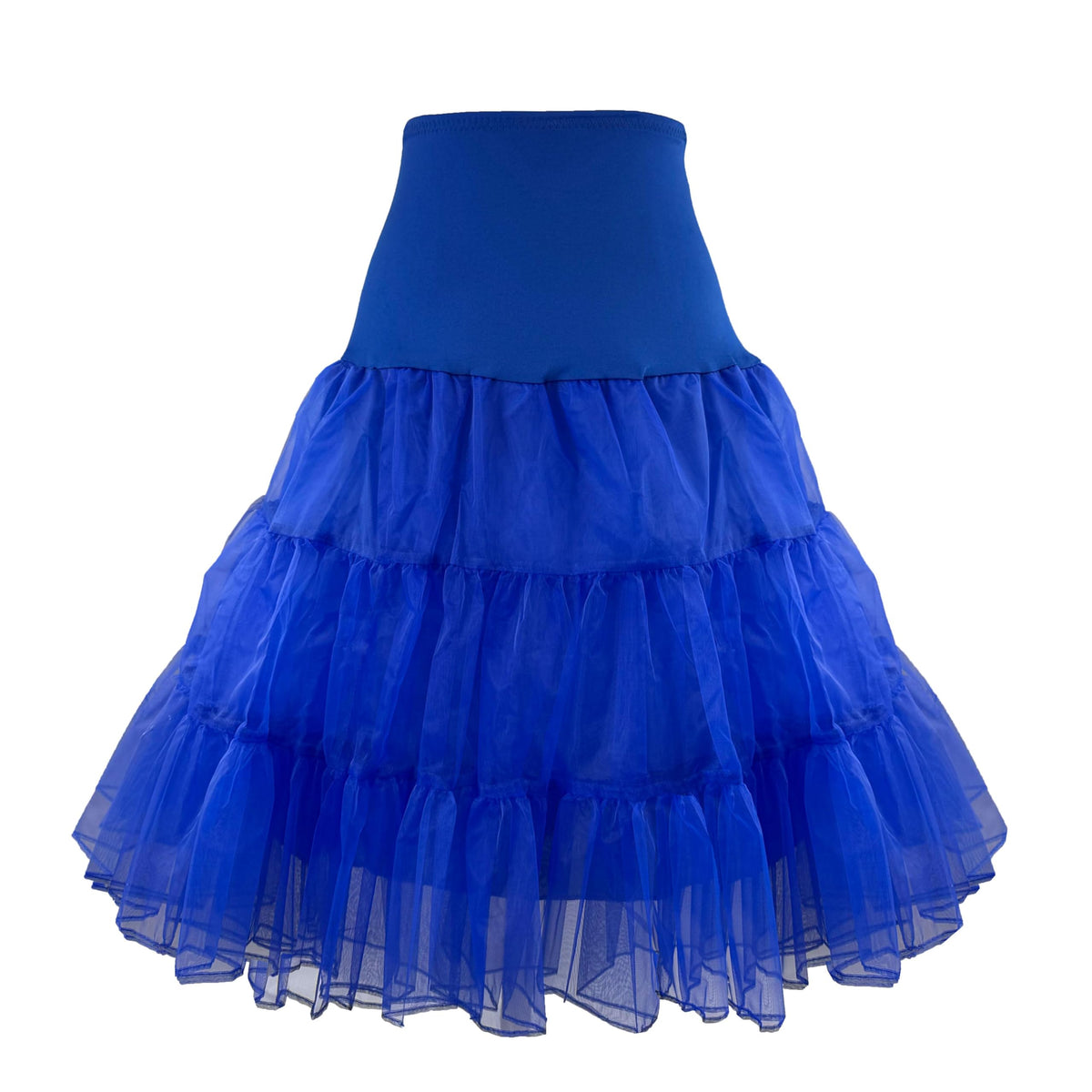 1950s Women's Vintage Petticoat Knee-Length Tulle Skirt Crinoline Half Slip.