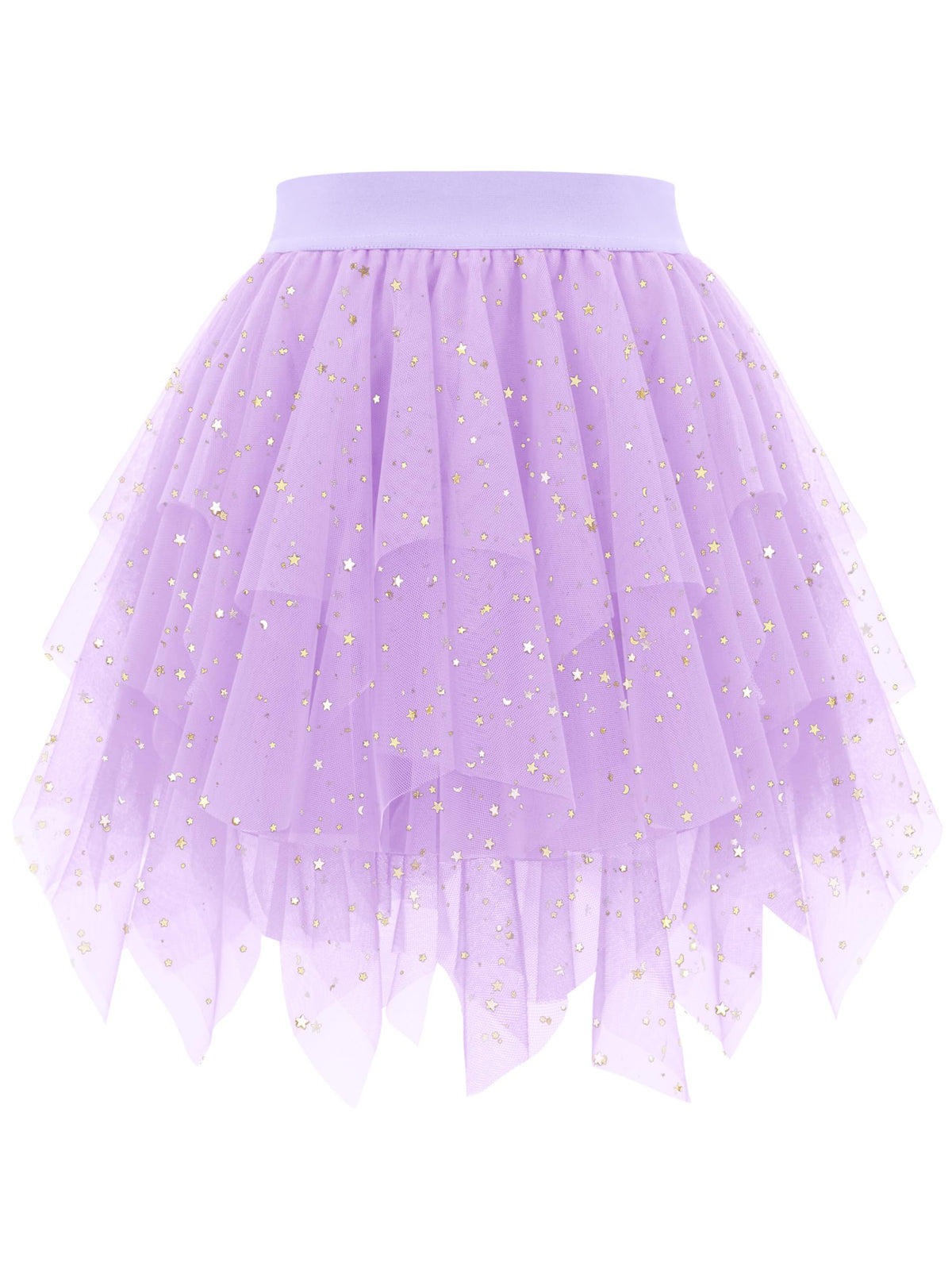 tagunop Womens Tulle Skirt Layered Fairy Irregular Tutu