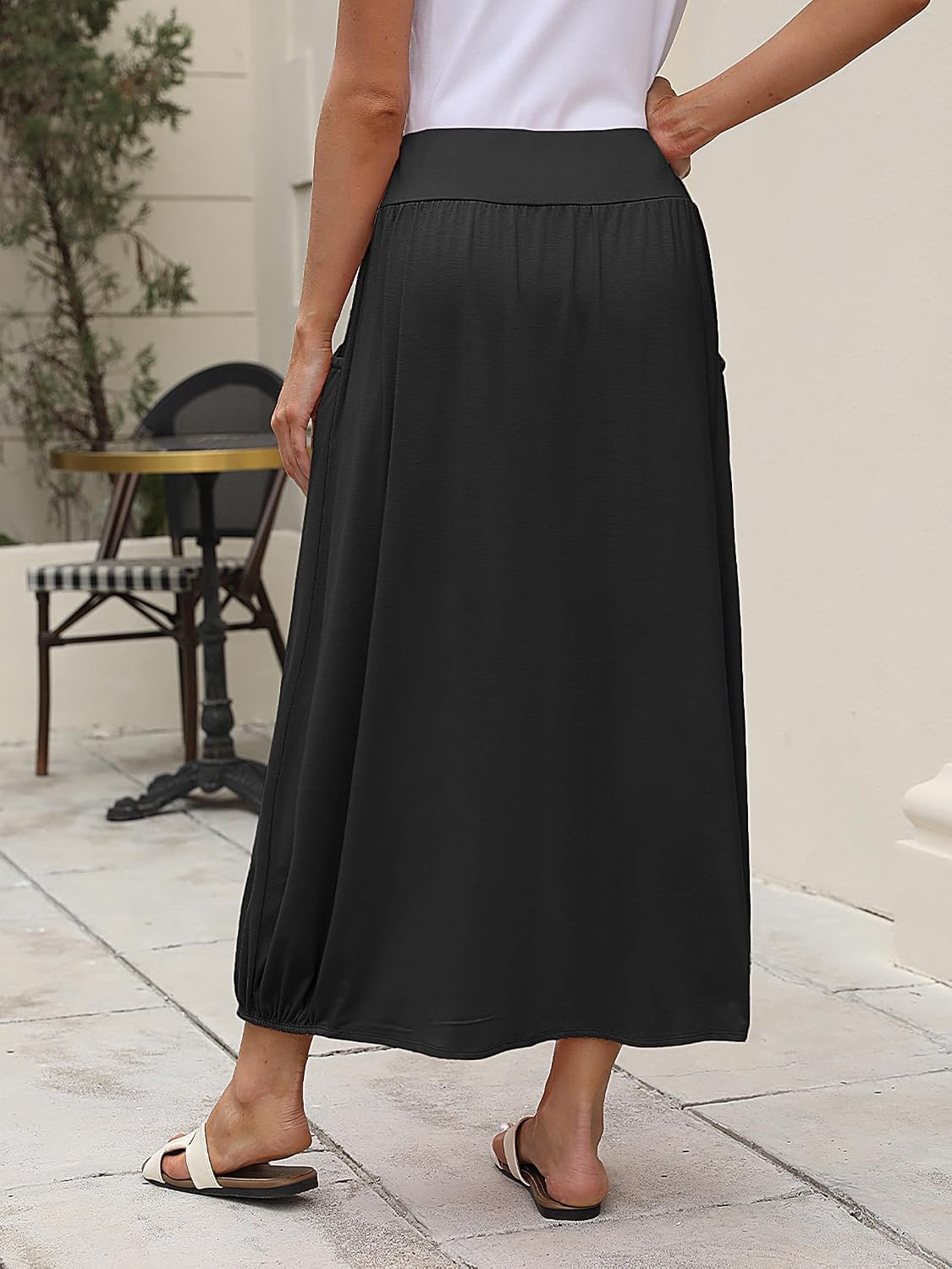 ANRABESS Women's Summer Boho Flowy Maxi Skirts