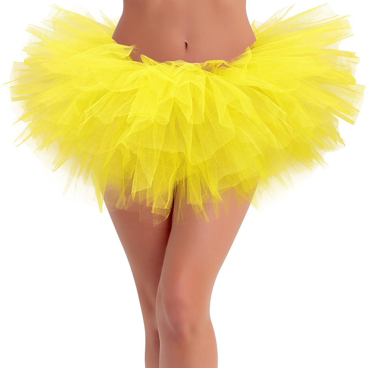 Sarfel Tutus for Women 5 Layered Adult Tutu Skirts for Women Fluffy Skirt