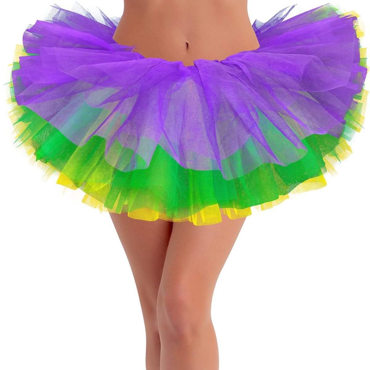 Sarfel Tutus for Women 5 Layered Adult Tutu Skirts for Women Fluffy Skirt