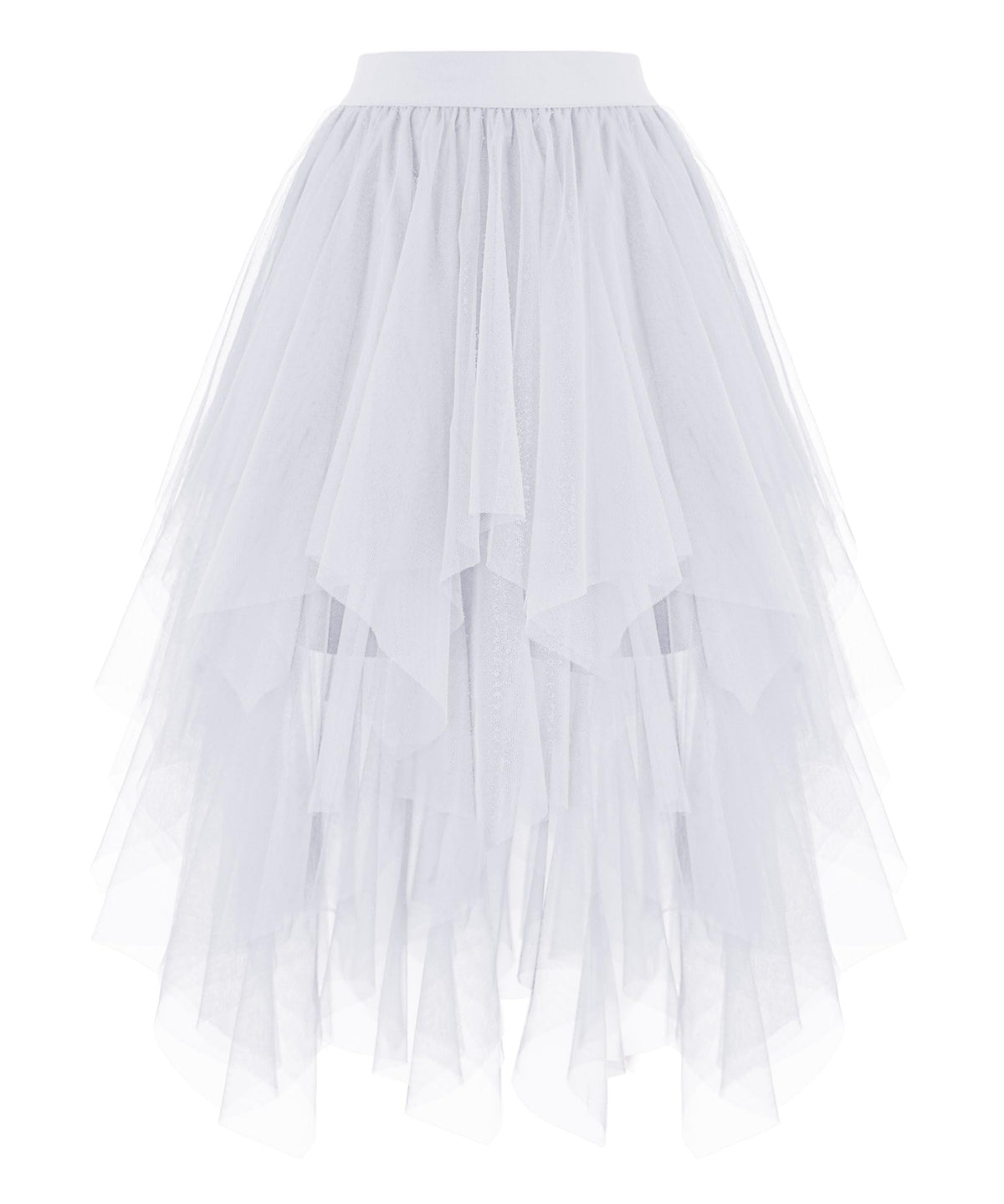 Ellames High Low Layered Puffy Fairy Tulle Skirts