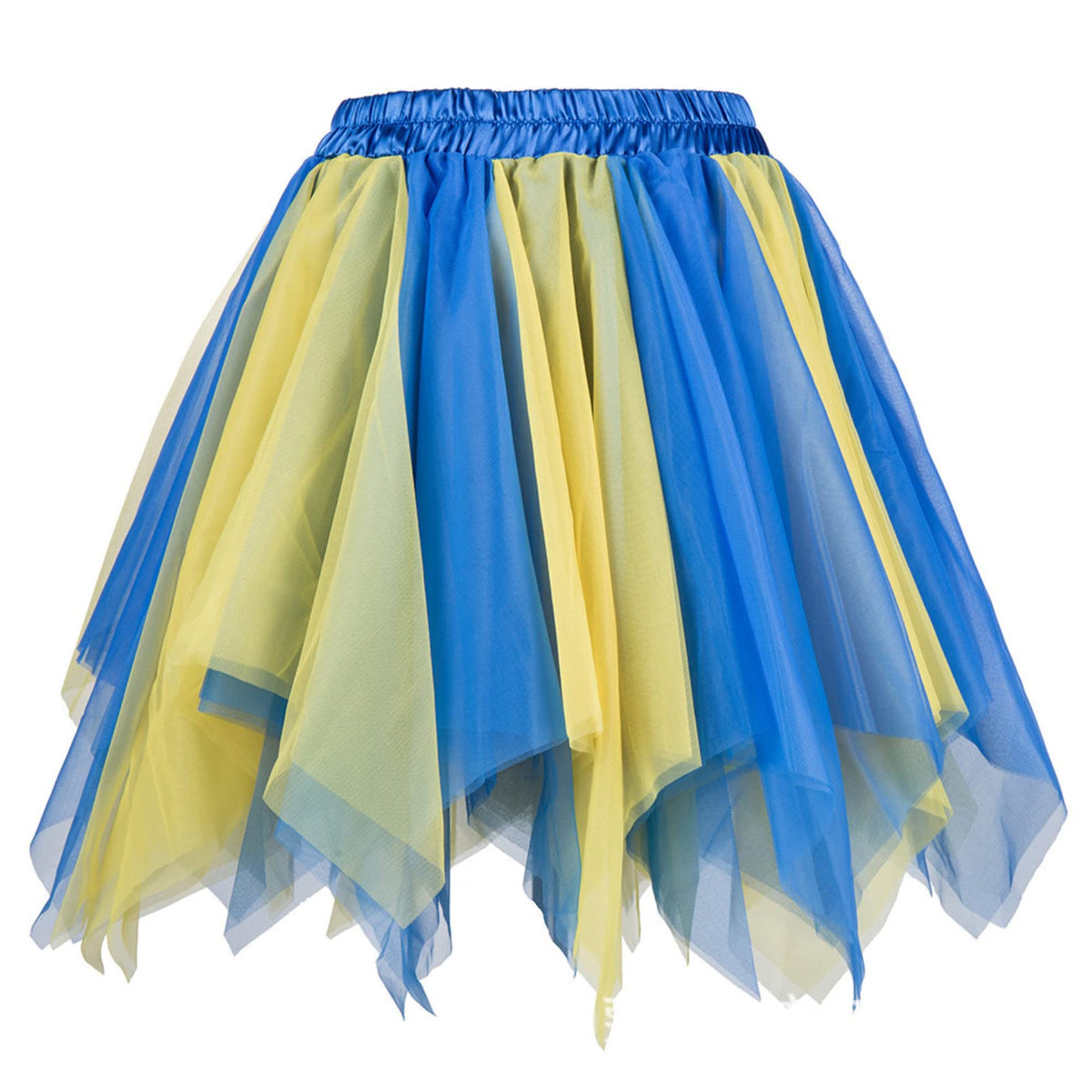 Honeystore Women's Short Vintage Ballet Bubble Puffy Tutu Petticoat Skirt