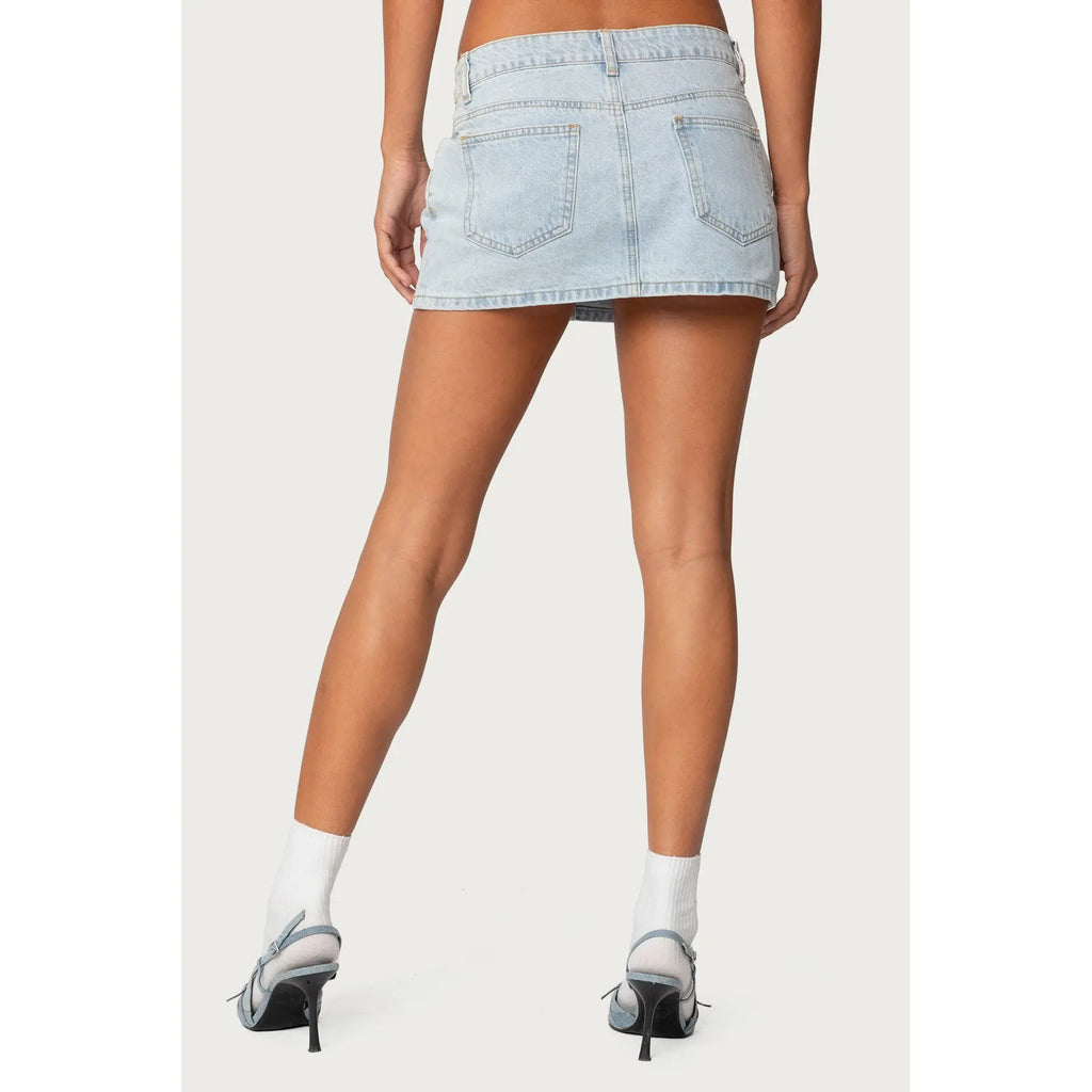 Chiara Denim Micro Skirt