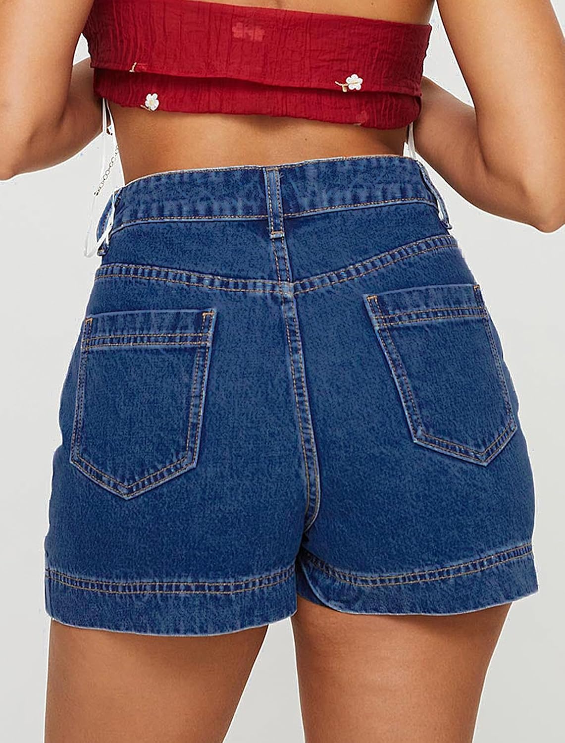 IWD Jean Skorts for Woman 2026 Trendy High Waisted Denim Mini Skirt