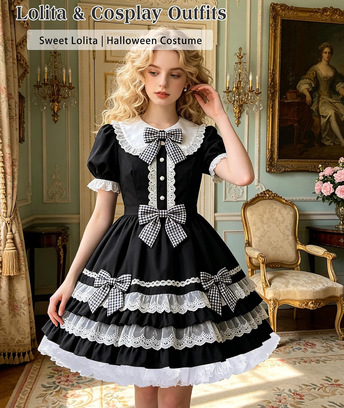 Petticoat Skirt for Women Under Dress 3-Layered Tulle Elastic Waist Tutu