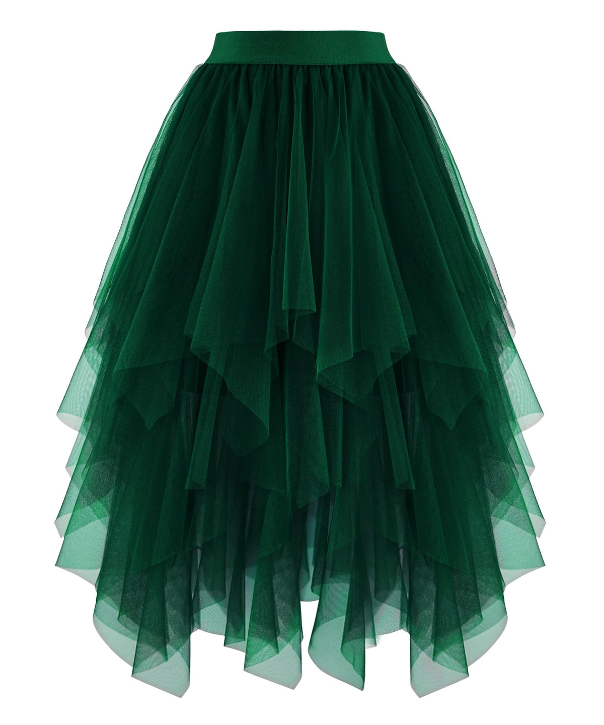 Ellames High Low Layered Puffy Fairy Tulle Skirts