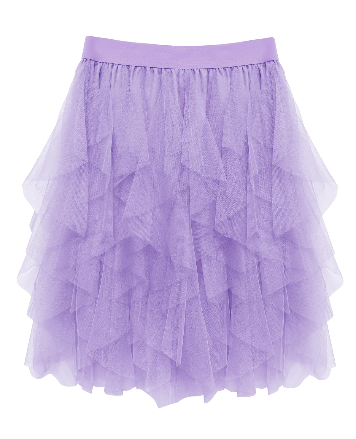 Women's Tulle Skirts Fluffy Dance Skirts Tulle Mesh Ballet Skirt Irregular Fairy Skirt for Dance Costume S-3XL