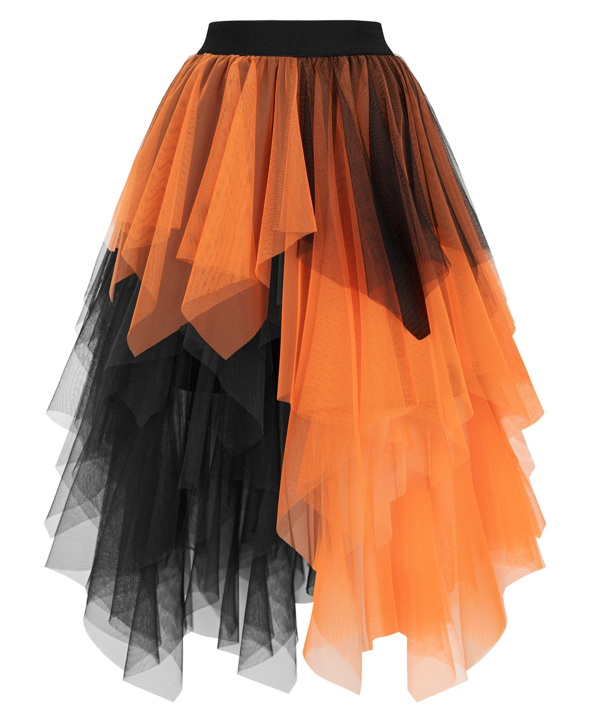 Ellames High Low Layered Puffy Fairy Tulle Skirts