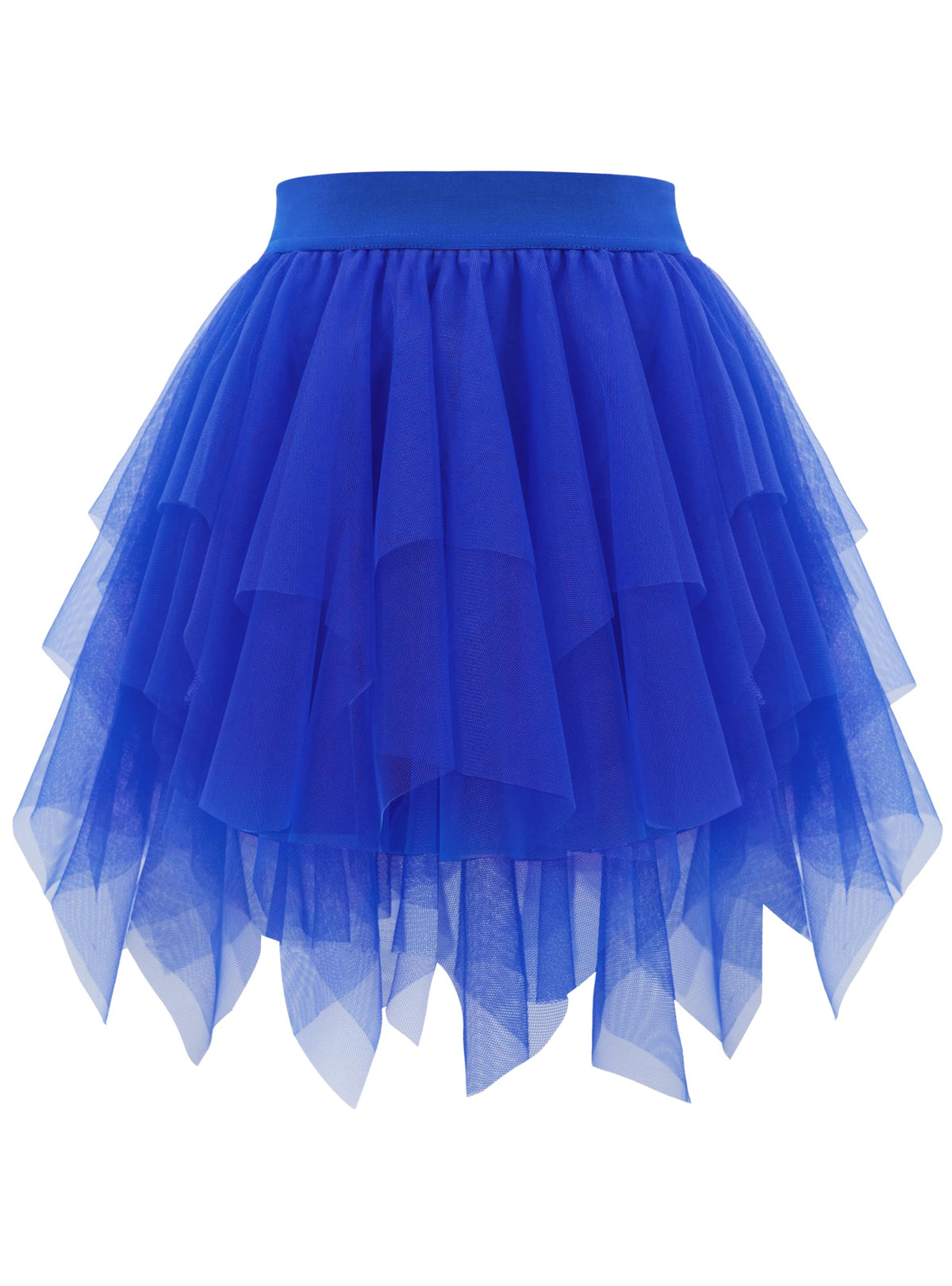 tagunop Womens Tulle Skirt Layered Fairy Irregular Tutu