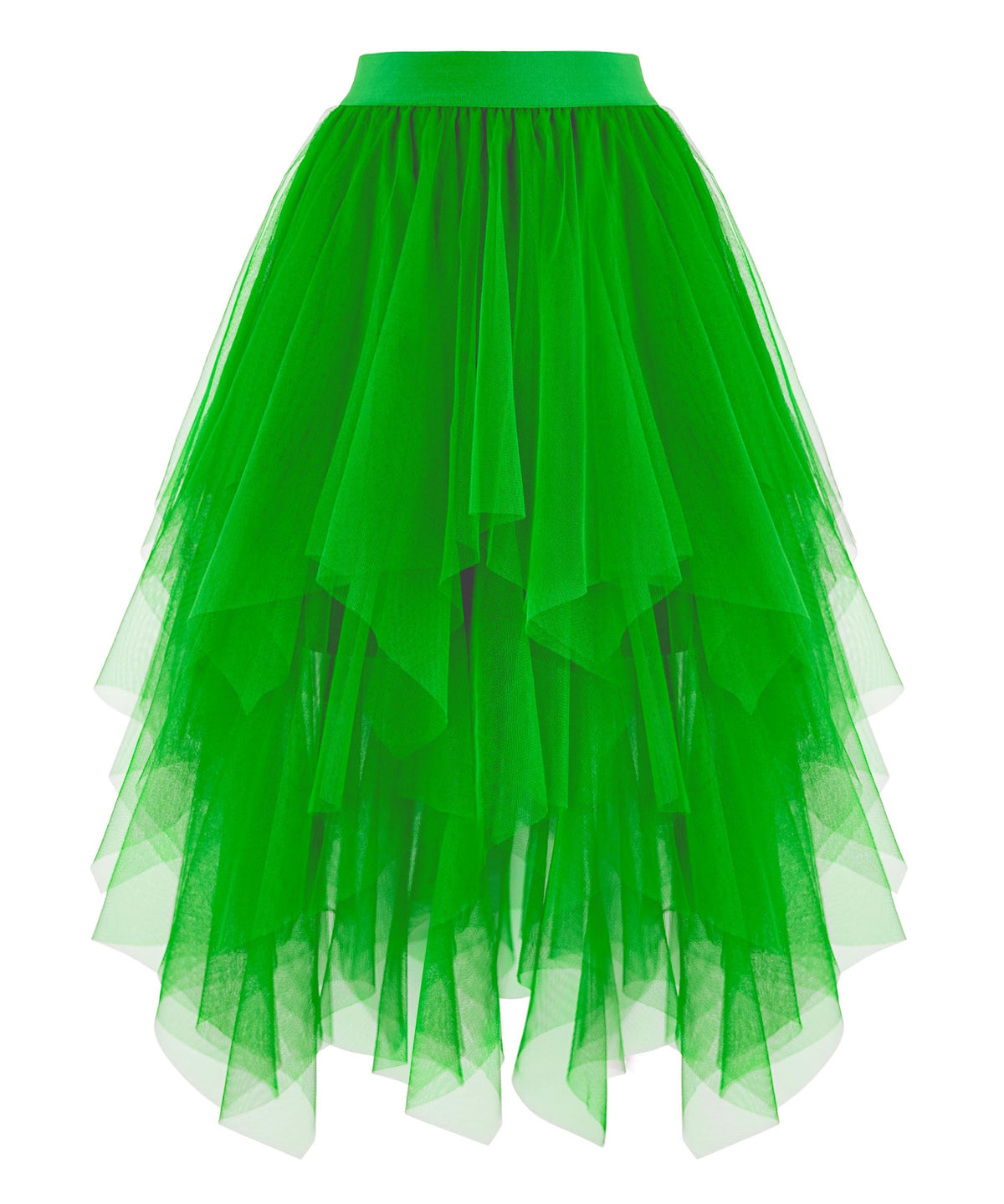 Ellames High Low Layered Puffy Fairy Tulle Skirts