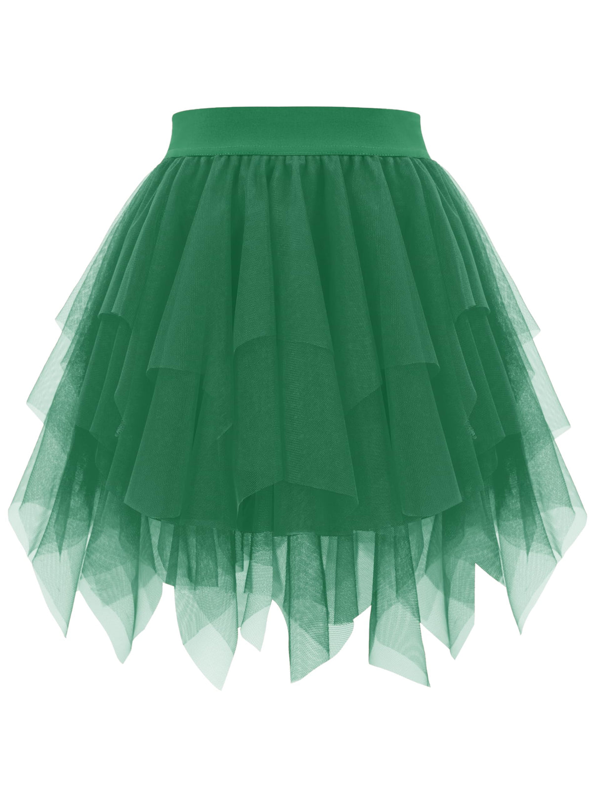tagunop Womens Tulle Skirt Layered Fairy Irregular Tutu