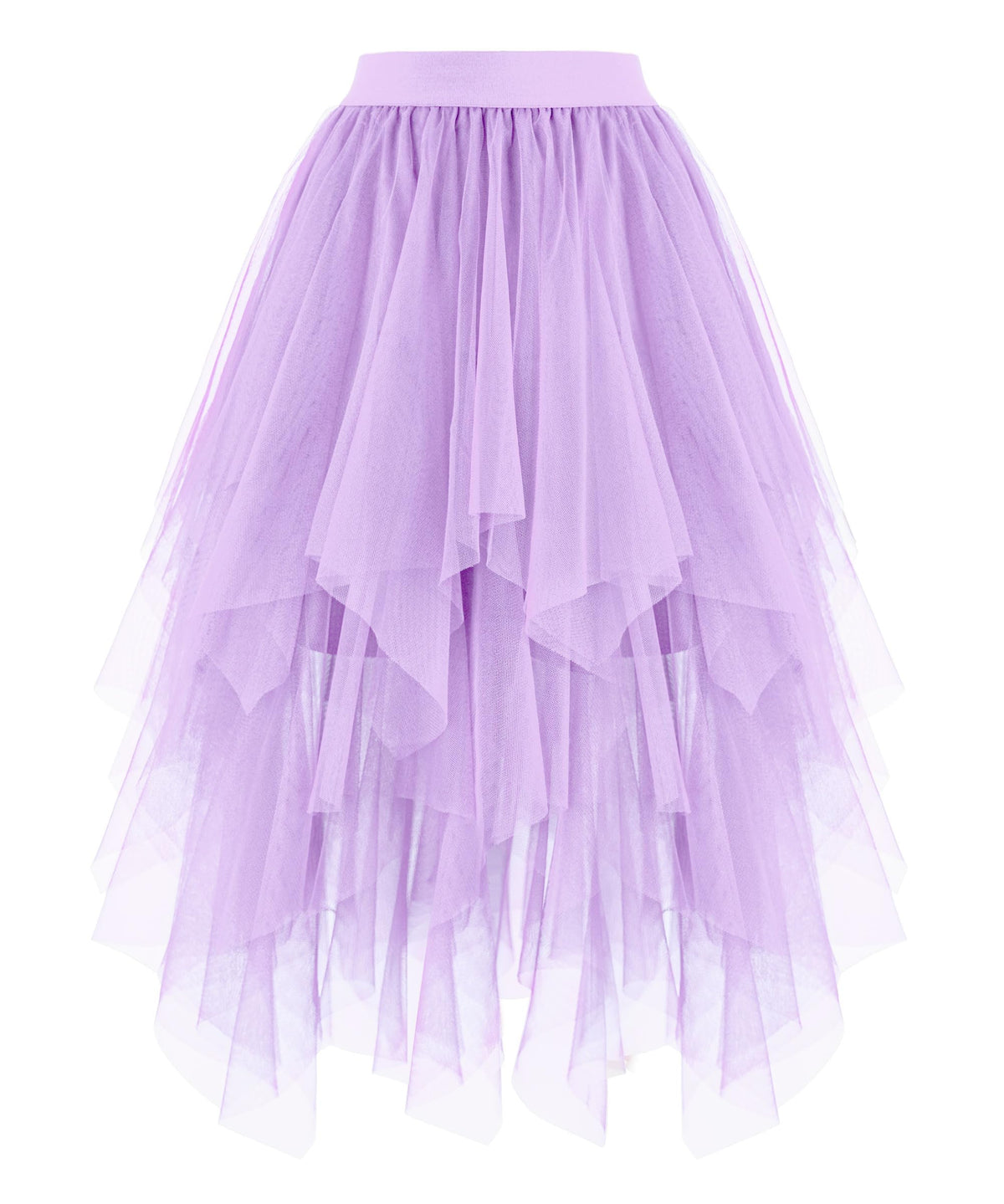Ellames High Low Layered Puffy Fairy Tulle Skirts