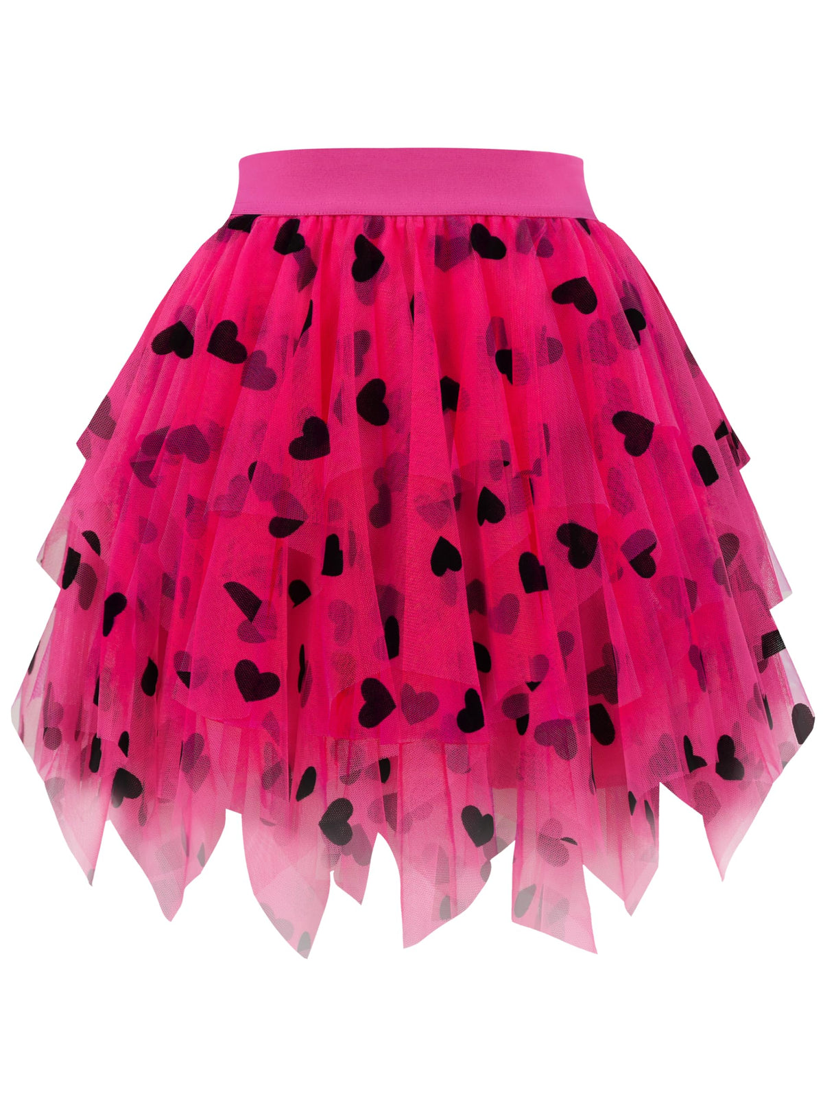 tagunop Womens Tulle Skirt Layered Fairy Irregular Tutu