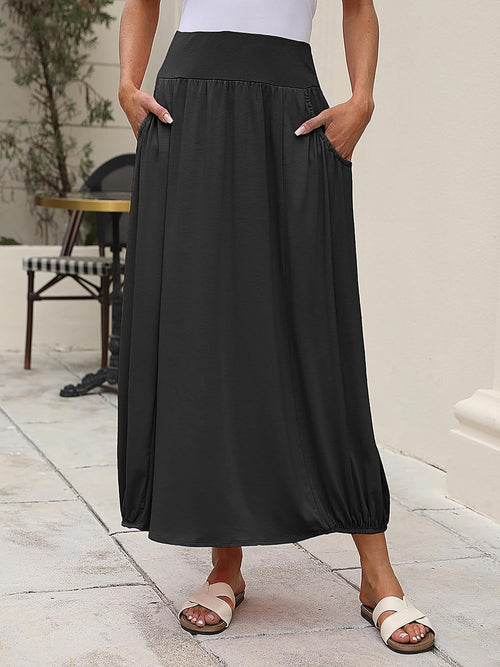 ANRABESS Women's Summer Boho Flowy Maxi Skirts