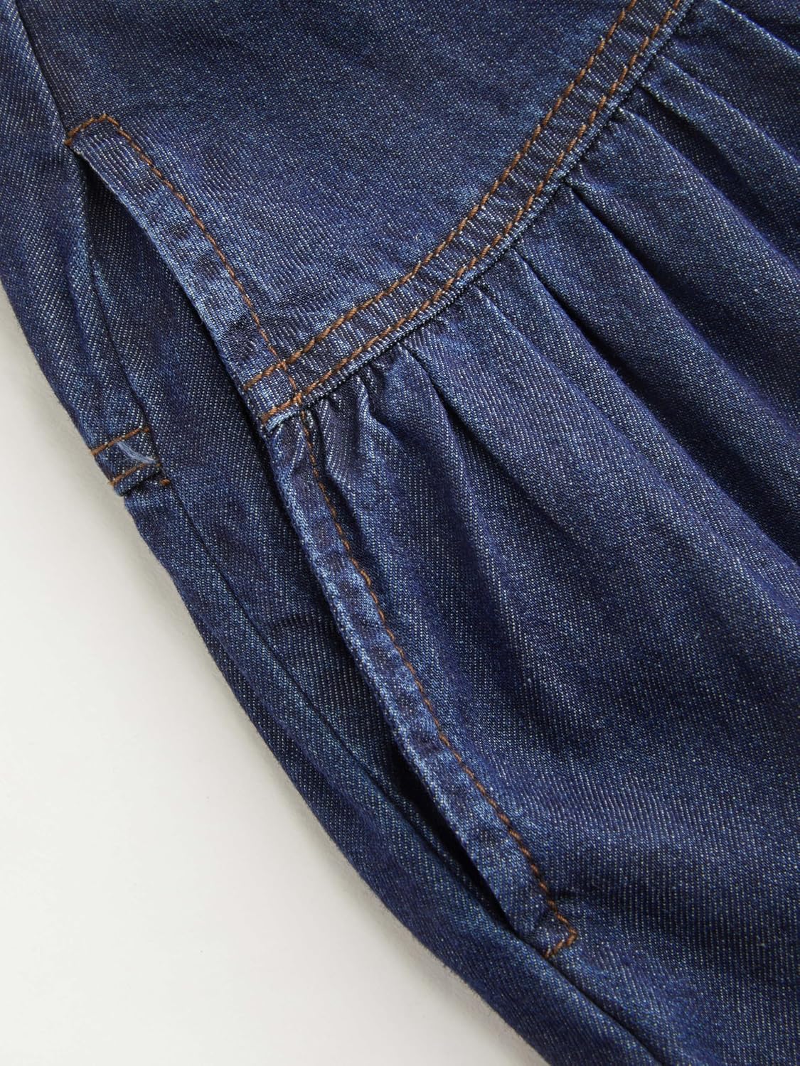 CIDER Womens Long Jean Denim Tiered Button Down High Waist Maxi Skirts