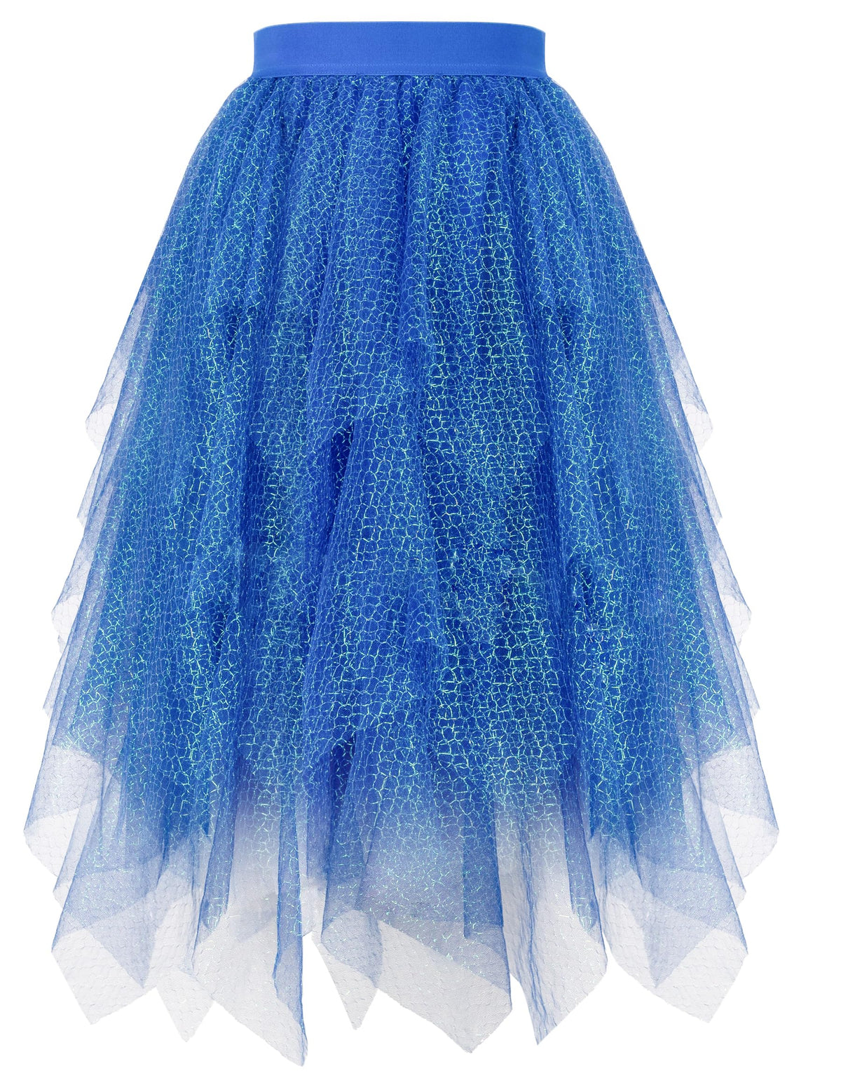Ellames High Low Layered Puffy Fairy Tulle Skirts