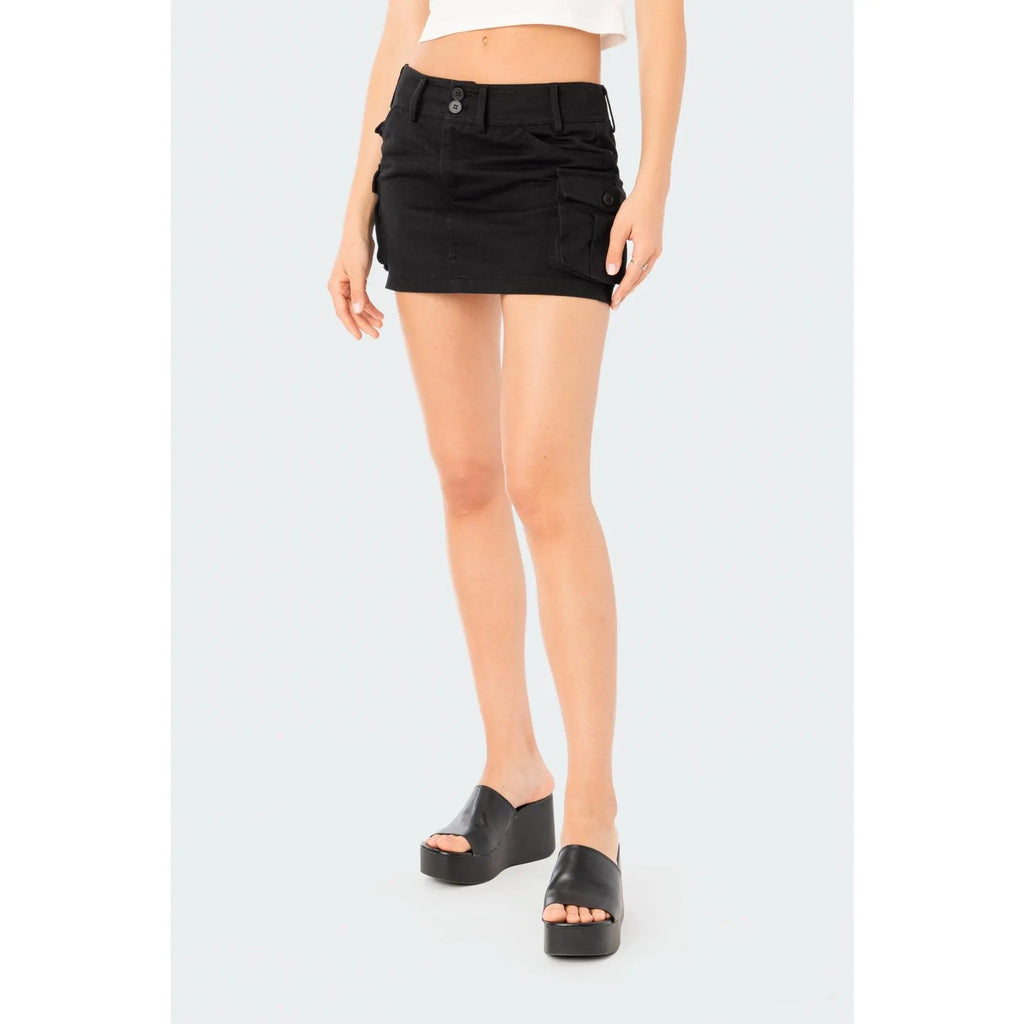 Katya Low-Rise Cargo Skirt