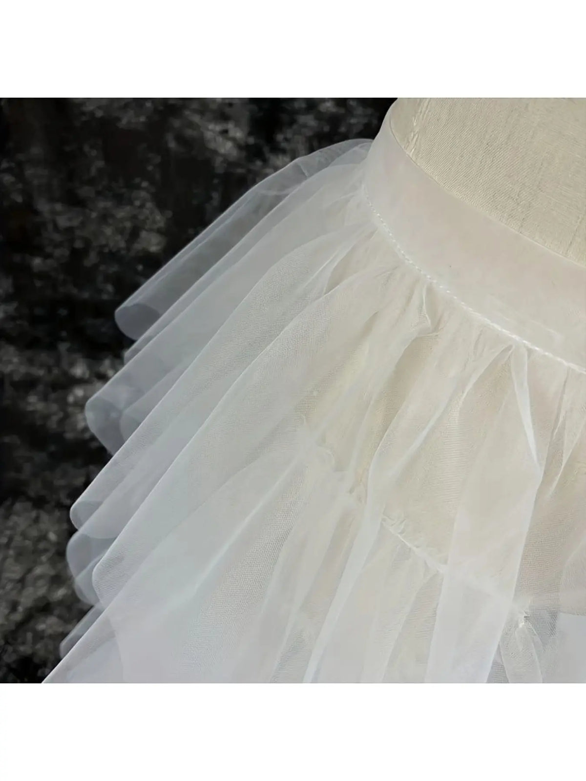 Women Lightweight Pleated Tulle Maxi Skirt, High Waist Flowy Mesh Skirt for Party & Stage Show